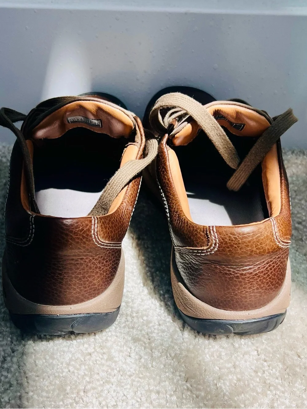 KEEN Presidio 1011401 Brown Leather Walking Shoes Sneakers Women’s 8